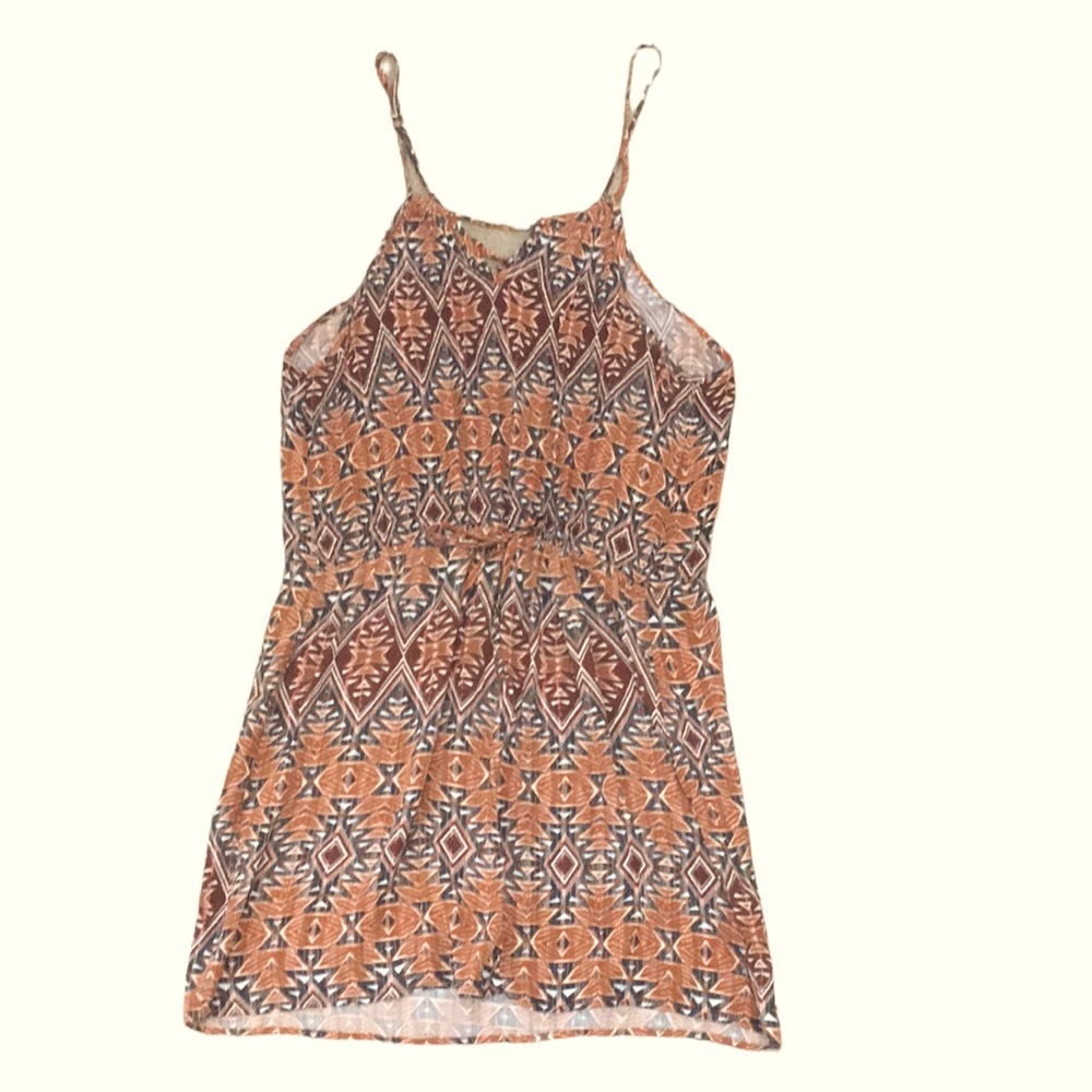 Pink Rose | Tribal Print Sundress